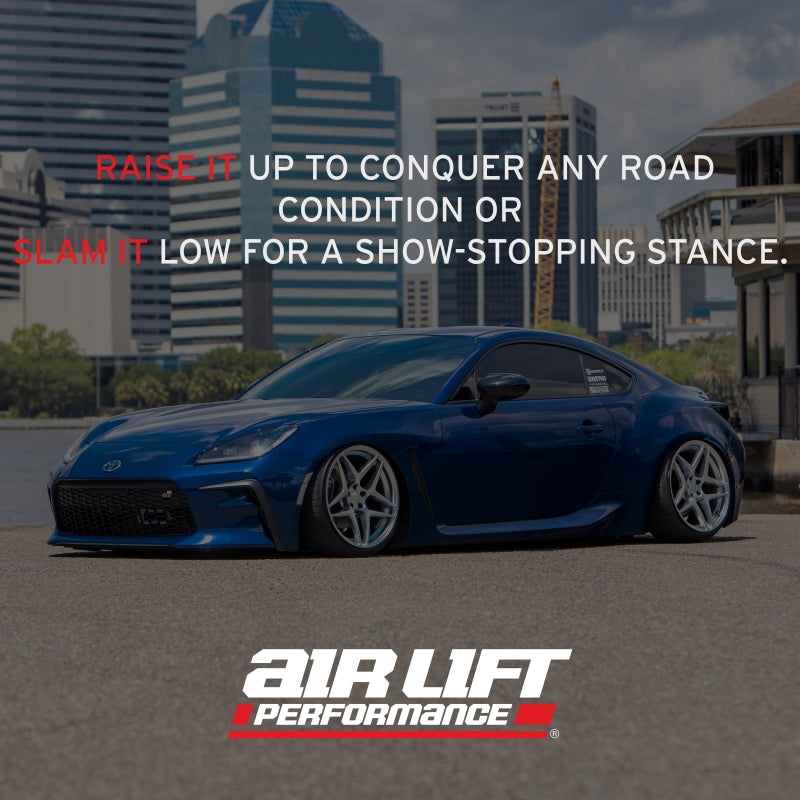 

Air Lift 76006 - ALF76006 - Air Lift Performance 12-25 Subaru BRZ / 12-20 Toyota GT86 Front Air Suspension Kit - Shipped in Europe - Tuningsupply.com
