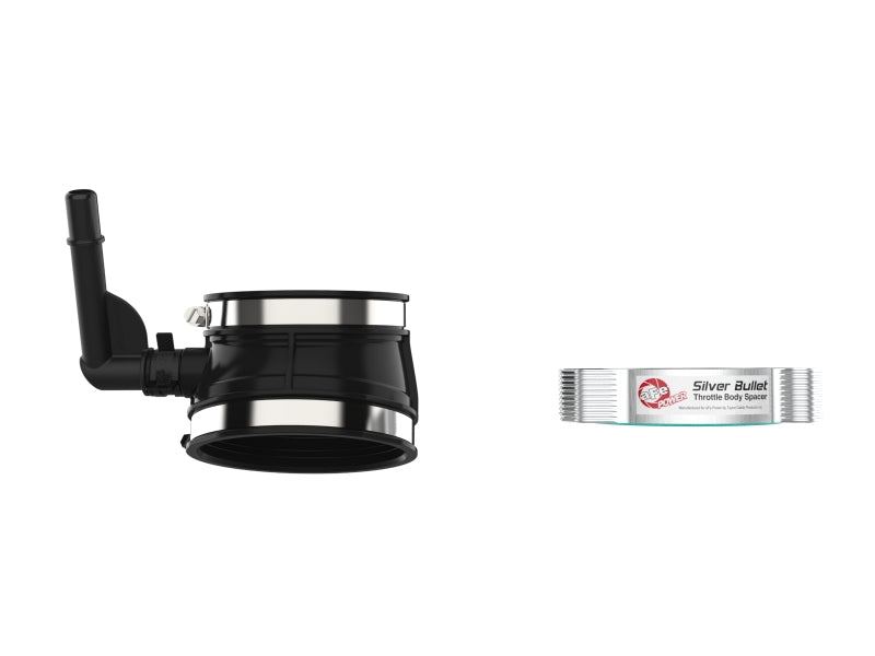 

aFe 46-34017 - AFE46-34017 - aFe 2020 Vette C8 Silver Bullet Aluminum Throttle Body Spacer Works w/ Factory Intake Only - Silver - Shipped in Europe - Tuningsupply.com
