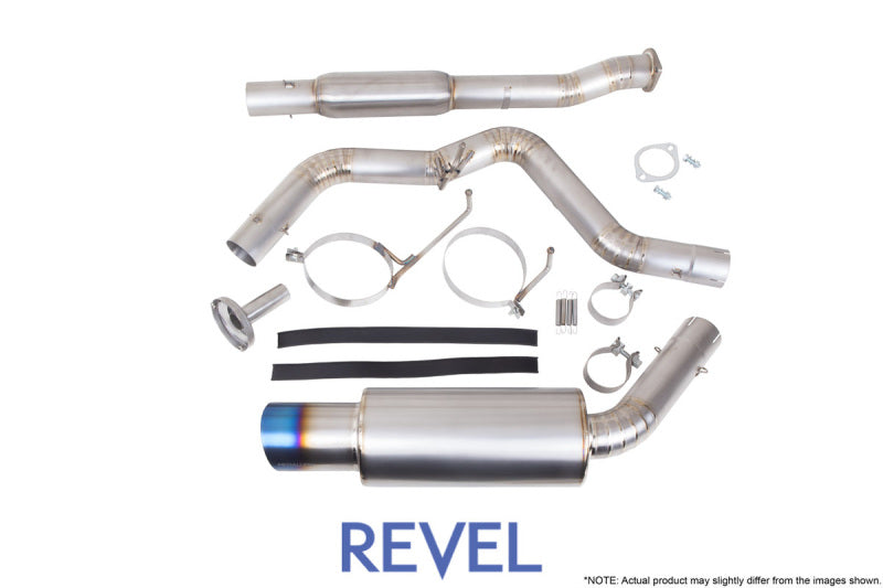 

Revel T60188R - RVLT60188R - Revel 15-21 WRX/STi 11-14 WRX STi 08-14 WRX Ultra Ti Titanium Single Exit Catback Exhaust - Shipped in Europe - Tuningsupply.com
