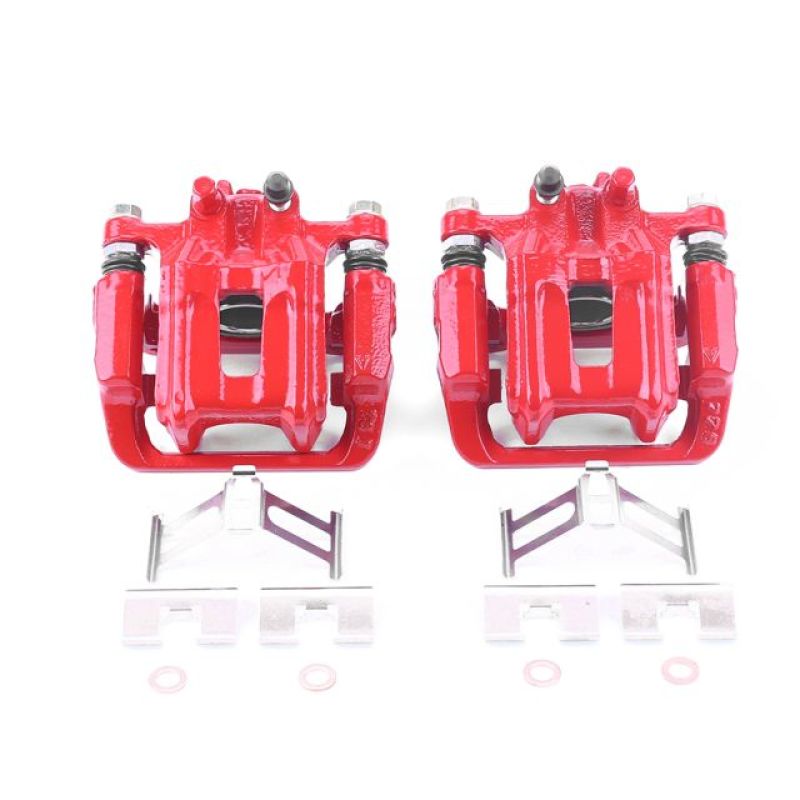 

PowerStop S6886 - PSBS6886 - Power Stop 10-18 Acura RDX Rear Red Calipers w/Brackets - Pair - Shipped in Europe - Tuningsupply.com
