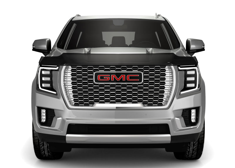 AVS 2021 GMC Yukon High Profile Bugflector II Hood Shield - Smoke-tuningsupply.com