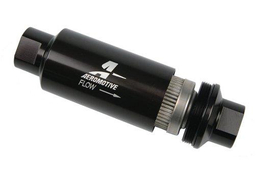 

Aeromotive 12348 - AER12348 - Aeromotive In-Line Filter - (AN-6 Male) 40 Micron Stainless Mesh Element Bright Dip Black Finish - Shipped in Europe - Tuningsupply.com

