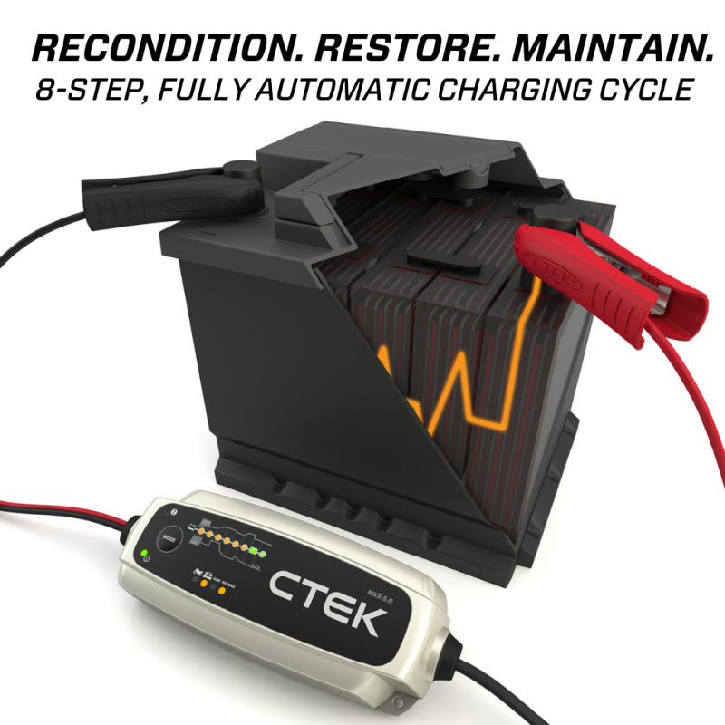 CTEK Battery Charger - MXS 5.0 4.3 Amp 12 Volt-tuningsupply.com