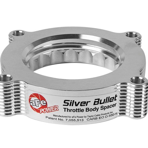 aFe Silver Bullet Throttle Body Spacers TBS Ford F-150 Raptor 10-12 V8-6.2L-tuningsupply.com