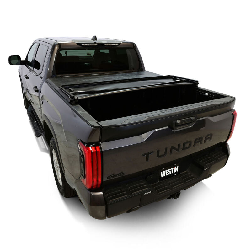 

Westin 19-20285 - WES19-20285 - Westin 2022+ Toyota Tundra 66in Bed Soft Tri-Fold Tonneau Cover - Shipped in Europe - Tuningsupply.com

