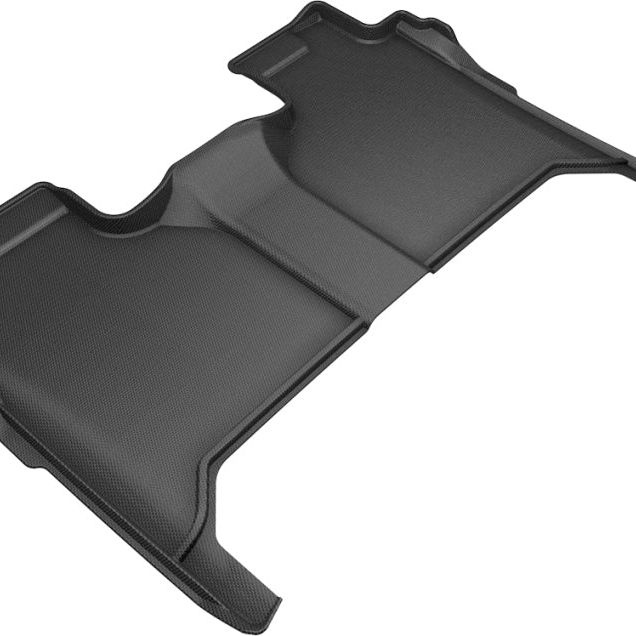 3D MAXpider 2019-2020 GMC/Chevrolet Sierra 1500/Silverado 1500 Kagu 2nd Row Floormats - Black-tuningsupply.com