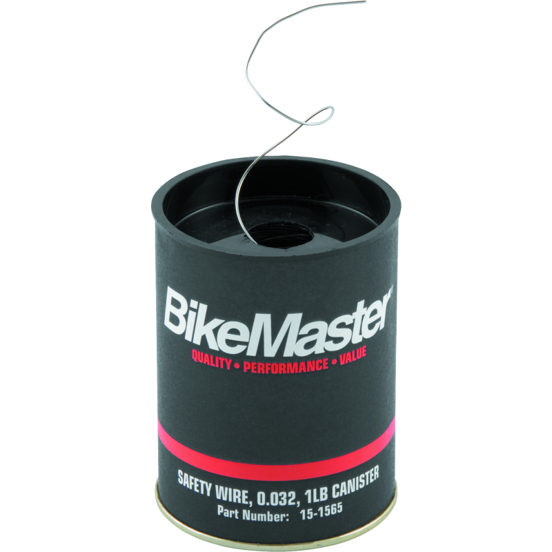 BikeMaster 0.032in Safety Wire Can - 1lb-tuningsupply.com