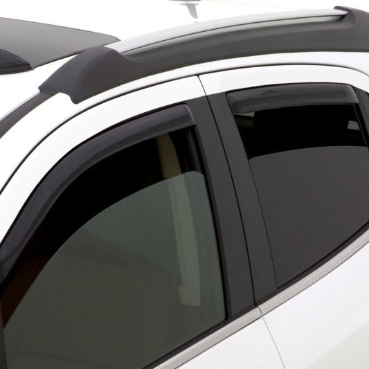 AVS 13-18 Buick Encore Ventvisor In-Channel Front & Rear Window Deflectors 4pc - Smoke-tuningsupply.com