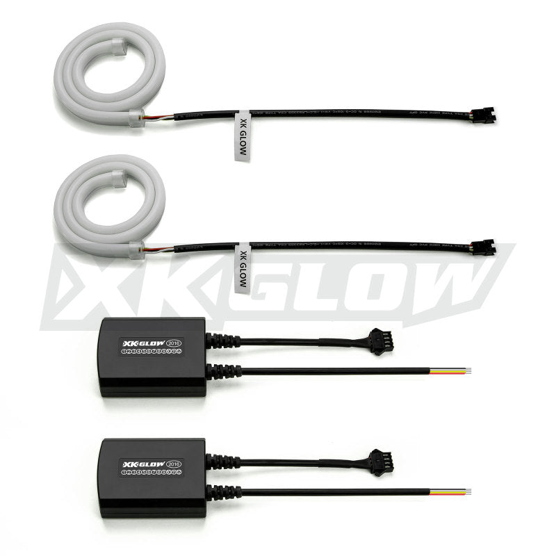 

XKGLOW XK043001-24 - XKGXK043001-24 - XK Glow 24inch - 2pc Sequential Switchback LED Strip Kit DRL Turnsignal for Headlights - Shipped in Europe - Tuningsupply.com
