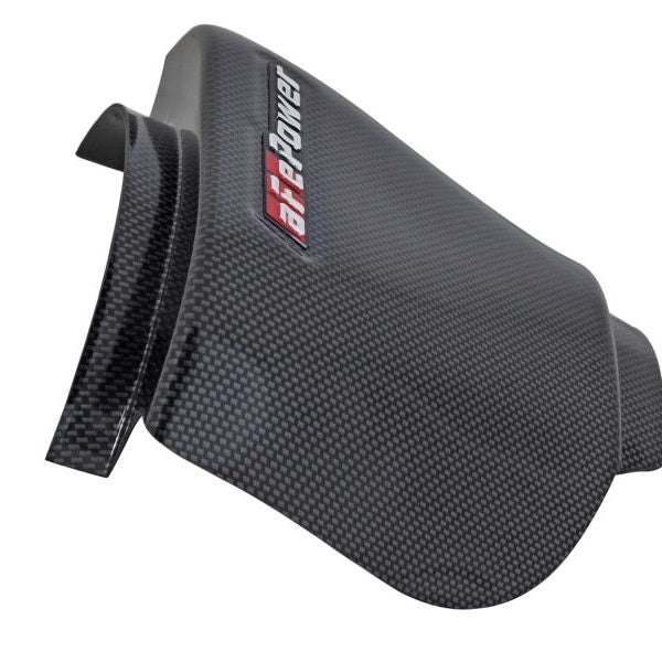 aFe MagnumFORCE Intake Rain Shield 15-16 Dodge Challenger SRT Hellcat 6.2L V8 (sc) - Carbon Finish-tuningsupply.com