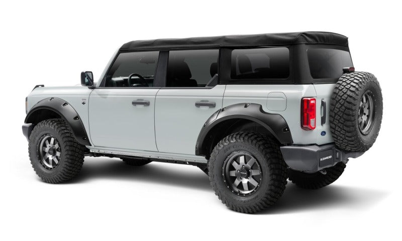 

Bushwacker  - BUS20960-02 - Bushwacker 2021+ Ford Bronco 4-Door Pocket Style Flares 4pc - Black - Shipped in Europe - Tuningsupply.com
