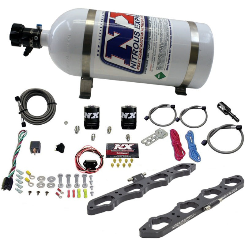 

Nitrous Express 20956-10 - NEX20956-10 - Nitrous Express Ford Coyote 5.0L V8 Nitrous Wet Port Plate Kit w/10lb Bottle - Shipped in Europe - Tuningsupply.com
