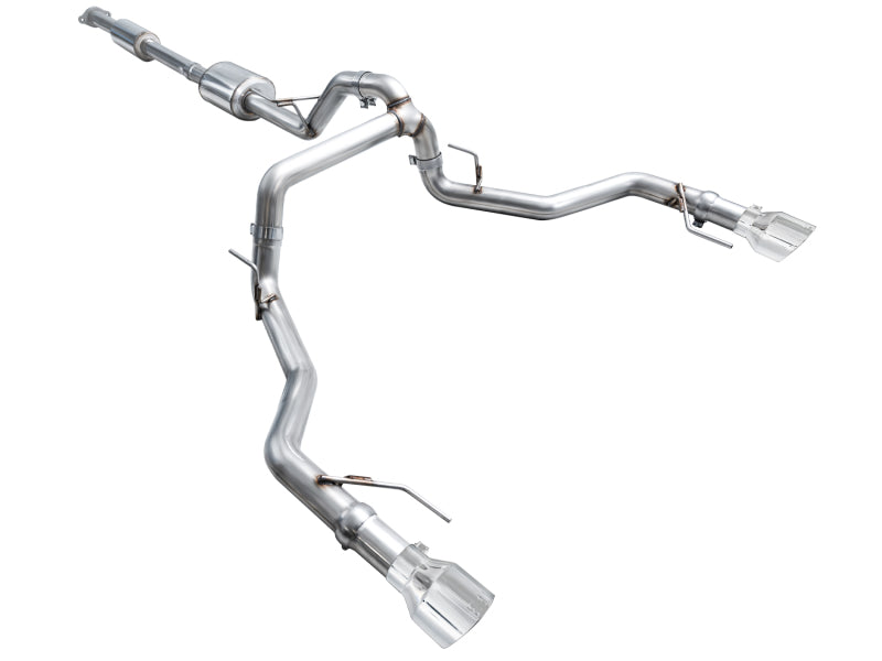 

AWE Tuning 3015-32402 - AWE3015-32402 - AWE Tuning 2021+ Ford F150 Tremor w/ Bumper Cutouts 0FG Resonated Cat-Back w/ Chrome Silver Tips - Shipped in Europe - Tuningsupply.com

