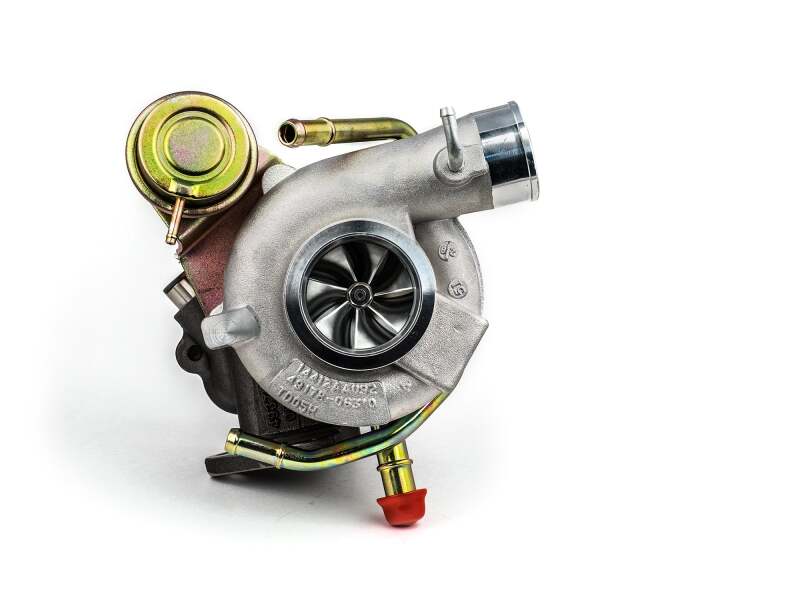 Forced Performance Subaru STi/WRX Blue Turbocharger 58mm CH8 CM Turbine Hsg Internal WG w/Oil Line-tuningsupply.com