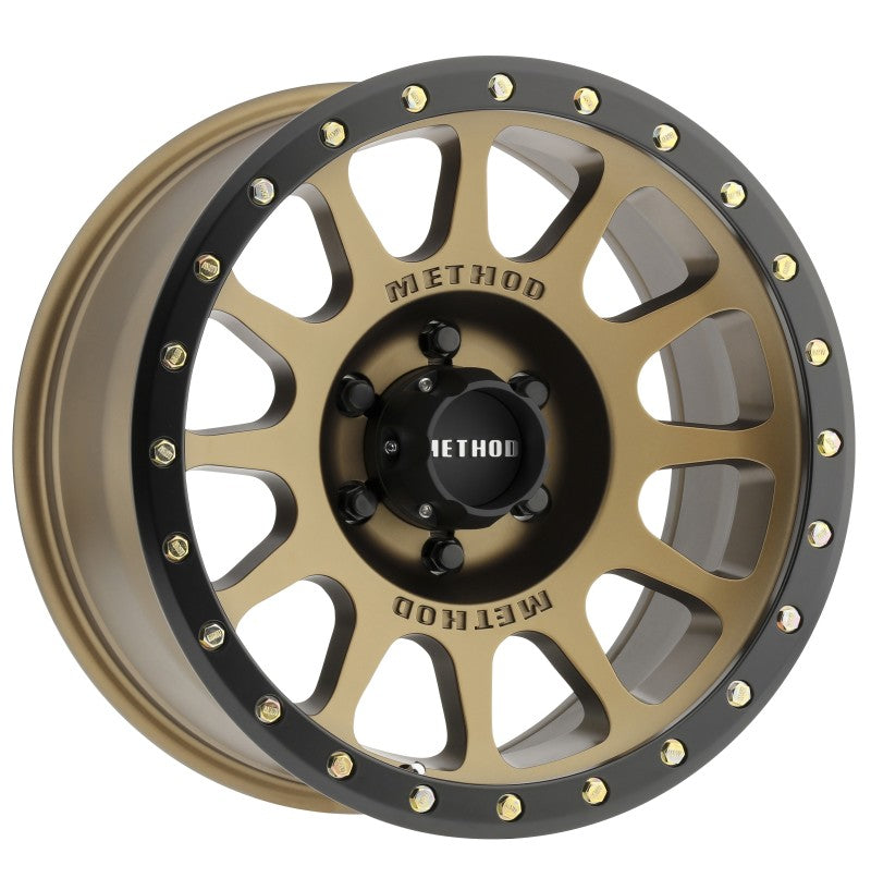 
  

Method Wheels  - MRWMR30589016900 - Method MR305 NV 18x9 0mm Offset 6x135 94mm CB Method Bronze/Black Street Loc Wheel - Shipped in Europe - Tuningsupply.com

