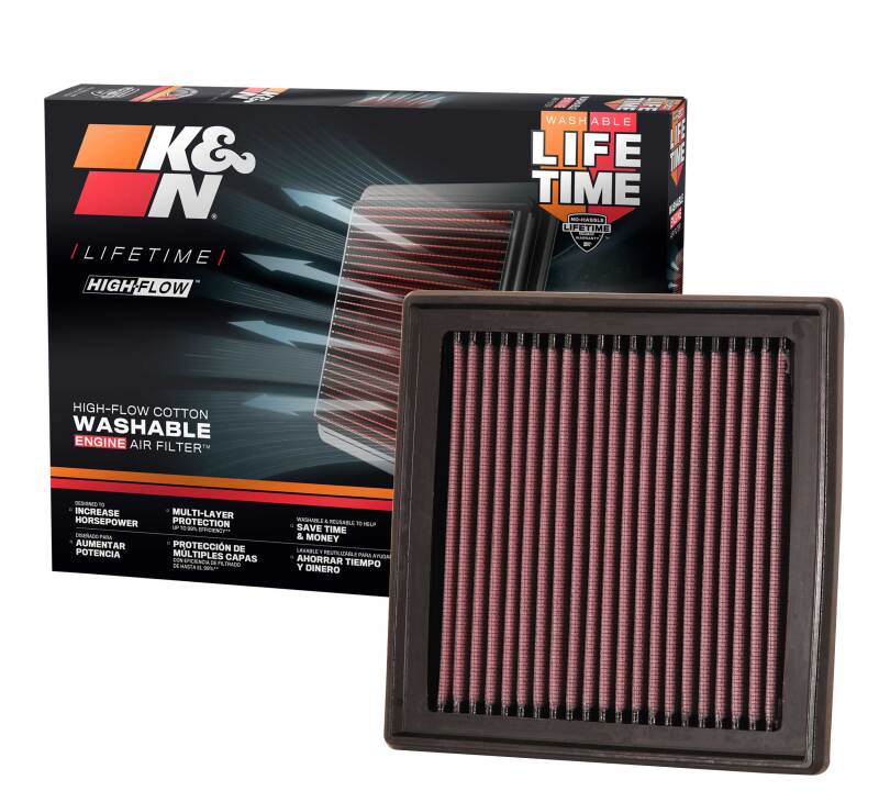 

K&N Engineering 33-2399 - KNN33-2399 - K&N 07-09 350z/370z/G35/G37 Drop In Air Filter - Shipped in Europe - Tuningsupply.com
