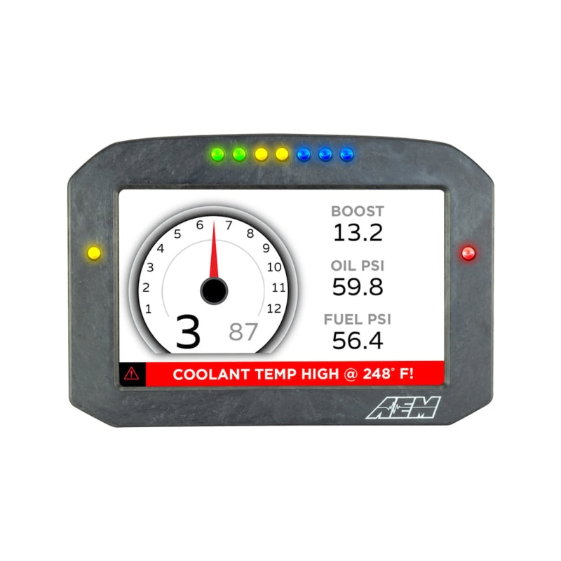 

AEM 30-5702F - AEM30-5702F - AEM CD-7G Carbon Flush Digital Dash Display w/ Internal 20Hz GPS & Antenna - Shipped in Europe - Tuningsupply.com

