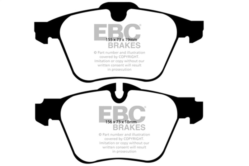 EBC 13-15 Jaguar XF 3.0 Supercharged Yellowstuff Front Brake Pads-tuningsupply.com