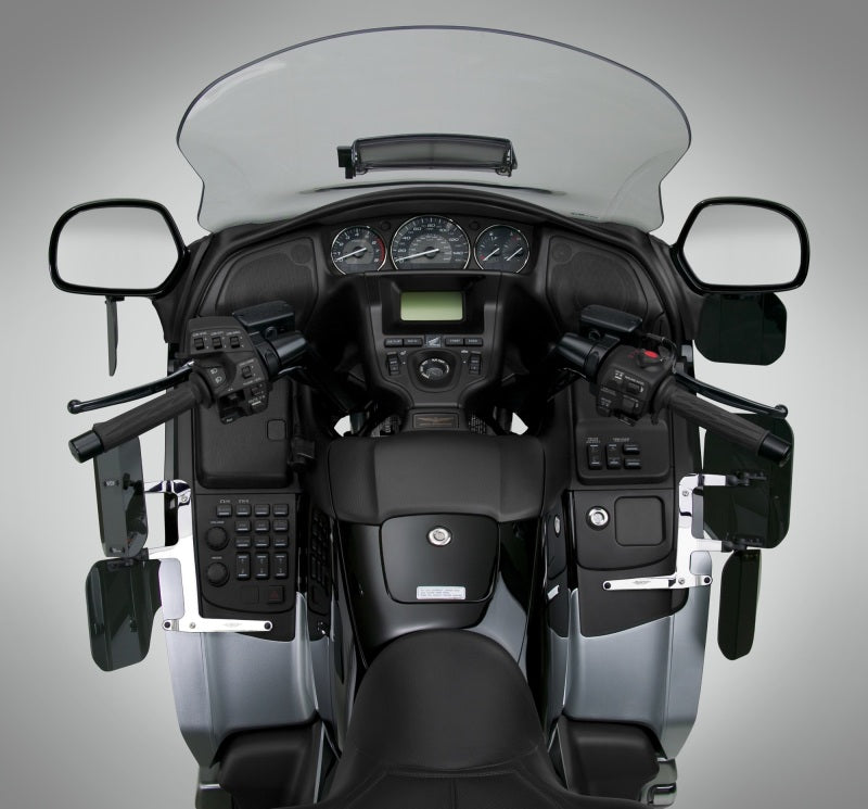 

National Cycle N5108 - NATN5108 - National Cycle 01-17 Honda GL1800 Gold Wing Mirror Mount Wing Deflectors - Dark Tint - Shipped in Europe - Tuningsupply.com
