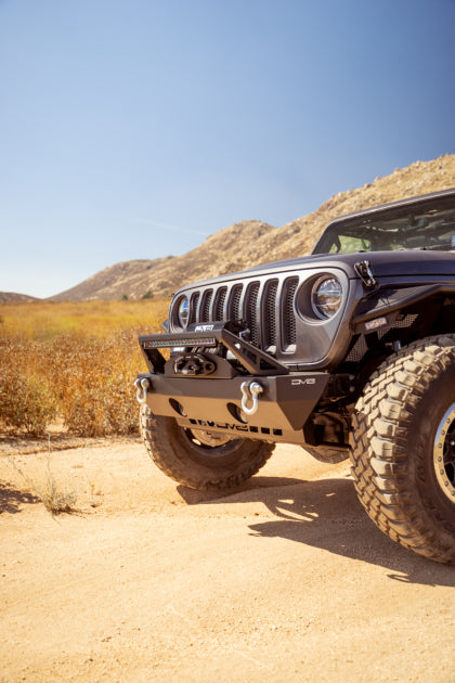 
  

DV8 Offroad FBJL-06 - dveFBJL-06 - DV8 Offroad 07-23 Jeep Wrangler/Gladiator JT/JK/JL FS-25 Stubby Front Bumper w/Plated Bull Bar - Shipped in Europe - Tuningsupply.com

