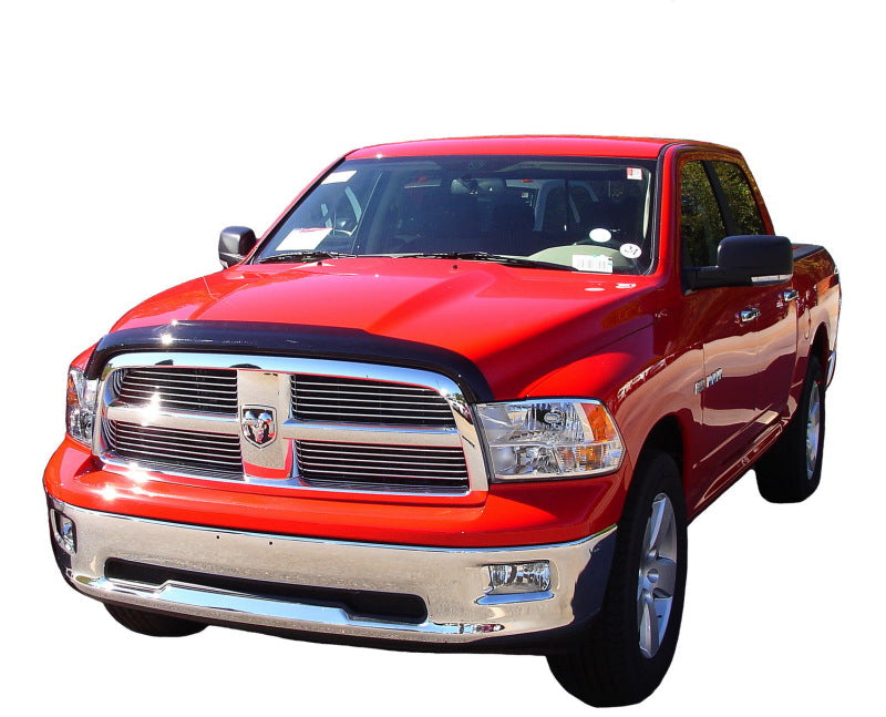 AVS 09-18 Dodge RAM 1500 (Excl. Rebel Models) High Profile Bugflector II Hood Shield - Smoke-tuningsupply.com