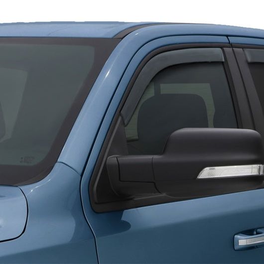 AVS 2019 Ram Quad Cab Ventvisor In-Channel Front & Rear Window Deflectors 4pc - Smoke-tuningsupply.com