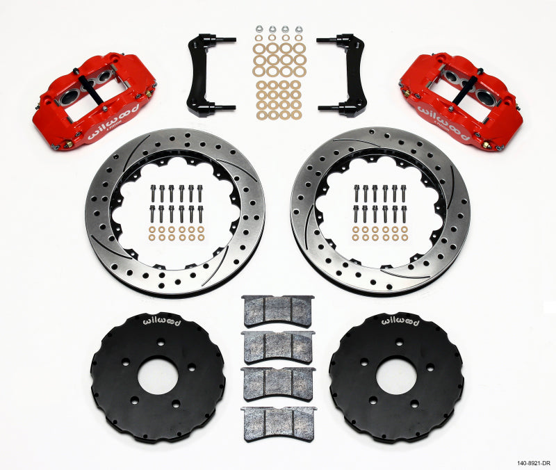

Wilwood 140-8921-DR - WIL140-8921-DR - Wilwood Narrow Superlite 6R Front Hat Kit 13.06in Drill Red 2005-up Corvette C6 - Shipped in Europe - Tuningsupply.com
