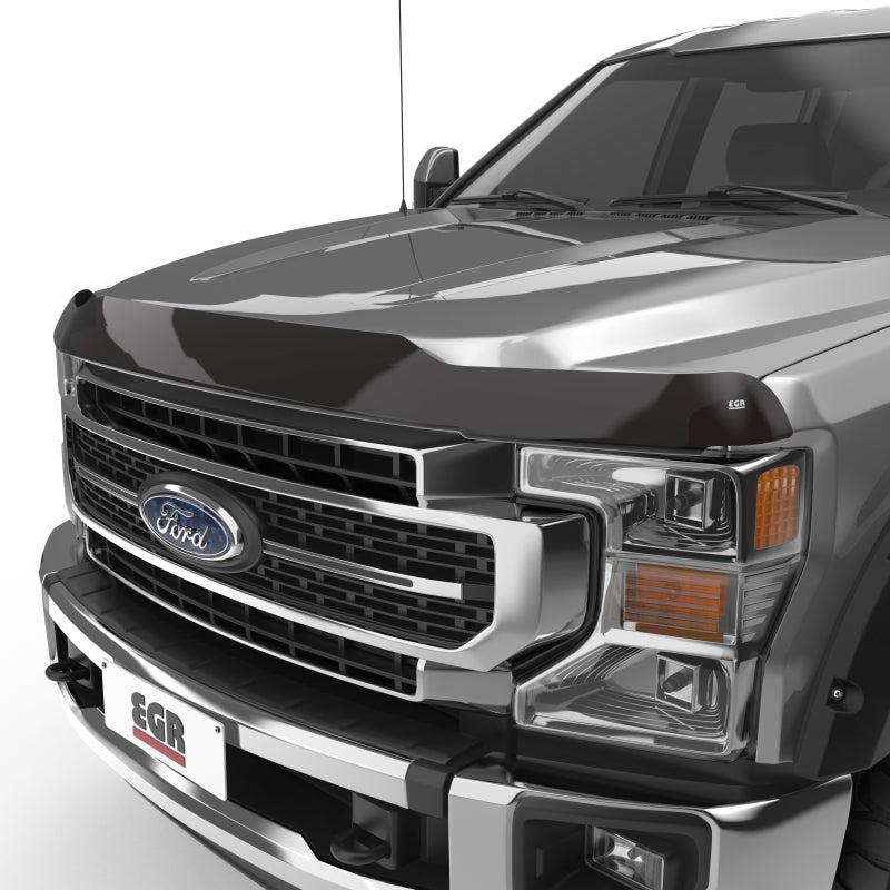 EGR 17+ Ford F-250/F-350 Superguard Hood Shield - Smoke Finish-tuningsupply.com