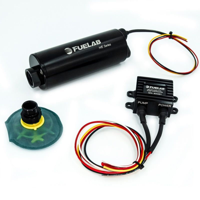 Fuelab In-Tank Twin Screw Brushless Fuel Pump Kit w/Remote Mount Controller/65 Micron - 1100 LPH-tuningsupply.com