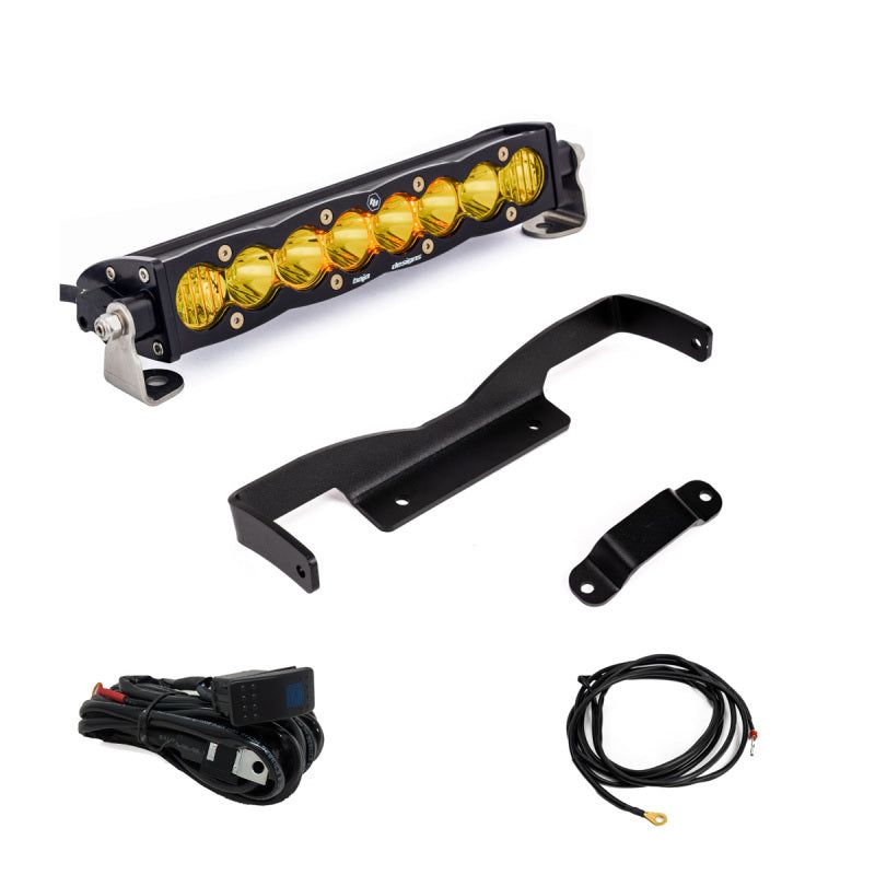 Baja Designs Can-Am Maverick R Amber 10in S8 Shock Tower Kit-tuningsupply.com