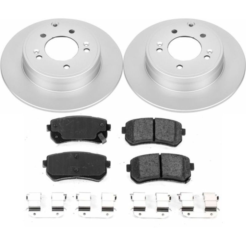 

PowerStop CRK7505 - PSBCRK7505 - Power Stop 16-19 Hyundai Sonata Rear Z17 Evolution Geomet Coated Brake Kit - Shipped in Europe - Tuningsupply.com
