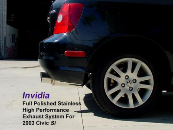 

Invidia  - INVHS02HC3GTP - Invidia 02+ Honda Civic Si 3 Door (101mm tip) Cat- Back Exhaust - Shipped in Europe - Tuningsupply.com
