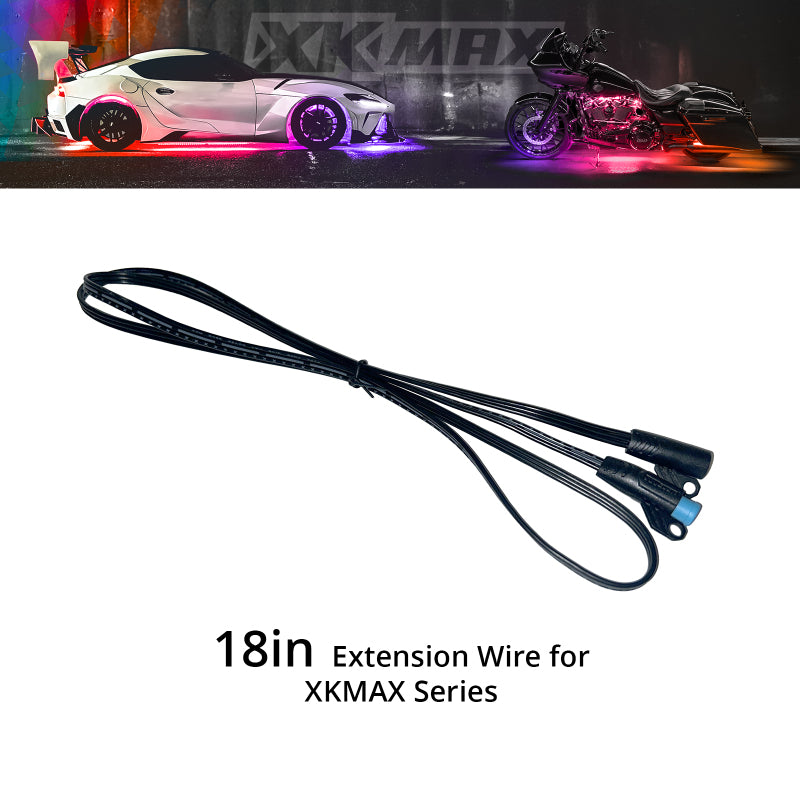 

XKGLOW MX-WIRE-18 - XKGMX-WIRE-18 - XK Glow XKmax 18in Extension Wire - Shipped in Europe - Tuningsupply.com
