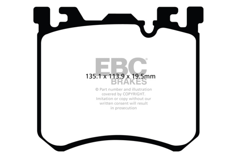 
  

EBC DP42091R - EBCDP42091R - EBC 10+ BMW X5M 4.4 Twin Turbo Yellowstuff Front Brake Pads - Shipped in Europe - Tuningsupply.com

