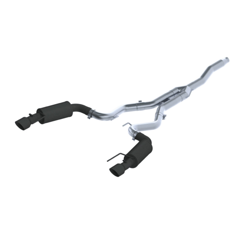 

MBRP PS7274BLK - MBRPS7274BLK - MBRP 15-18 Ford Mustang EcoBoost 2.3L Black 3in Cat Back Dual Split Rear Exit (Street Version) - Shipped in Europe - Tuningsupply.com
