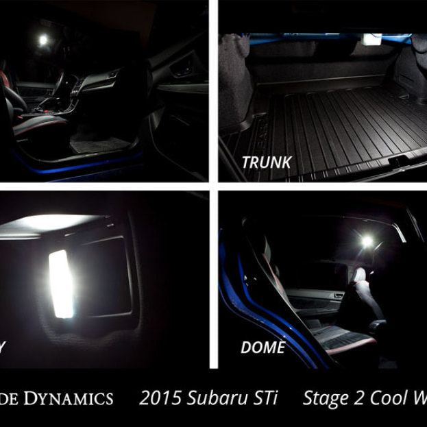 Diode Dynamics 15-19 Subaru WRX Interior Light Kit Stage 2 - Cool - White-tuningsupply.com