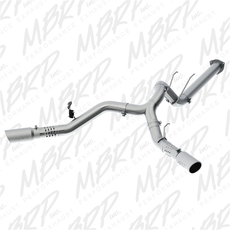 MBRP 17-19 Ford F-250/350/450 6.7L 4in Filter Back Cool Duals T409 Exhaust System-tuningsupply.com