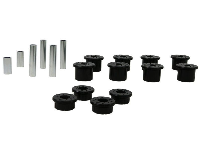 
  

Whiteline W73815 - WHLW73815 - Whiteline 1980-1997 Ford F-250 Spring - Eye Front/Rear And Shackle Bushing - Shipped in Europe - Tuningsupply.com

