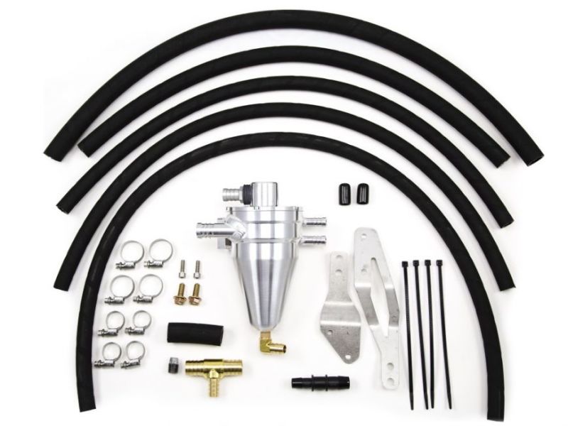 Killer B 02-07 WRX/STi GD Air/Oil Separator (Complete Kit w/Hosing + Clamps)-tuningsupply.com