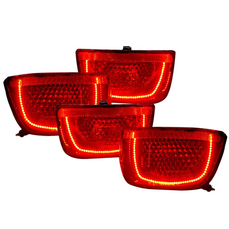 Oracle Chevy Camaro 10-13 Afterburner 2.0 Tail Light Halo Kit - Red-Tail Lights-ORACLE Lighting-ORL2534-003-SMINKpower Performance Parts