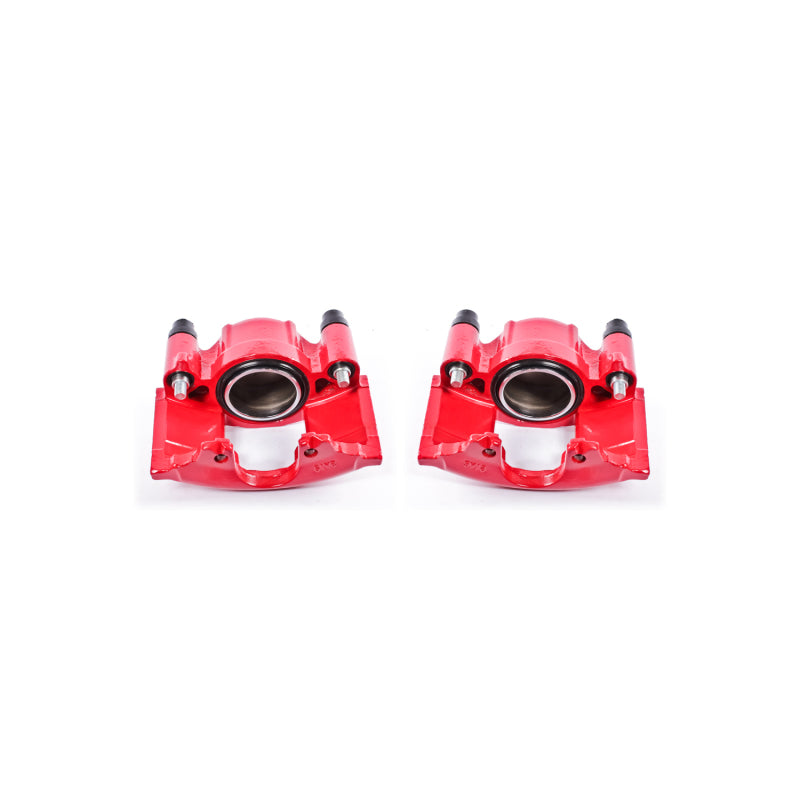 Power Stop 90-93 Cadillac Commercial Chassis Front Red Calipers w/o Brackets - Pair-tuningsupply.com