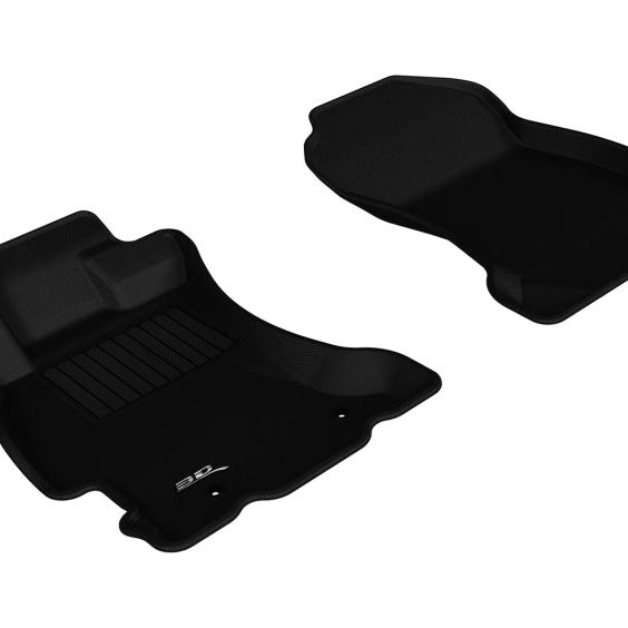 3D MAXpider 2014-2018 Subaru Forester Kagu 1st Row Floormat - Black-tuningsupply.com