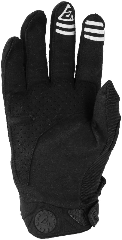 Answer 25 Peak Gloves Black/White - Large-tuningsupply.com