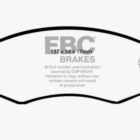 

EBC DP3792C - EBCDP3792C - EBC 91-97 Infiniti G20 2.0 Redstuff Front Brake Pads - Shipped in Europe - Tuningsupply.com
