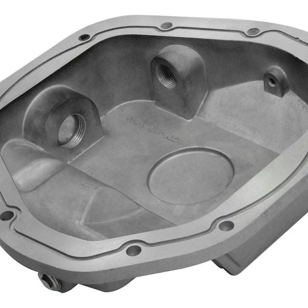 afe Front Differential Cover (Raw; Street Series); Ford Diesel Trucks 94.5-14 V8-7.3/6.0/6.4/6.7L-tuningsupply.com