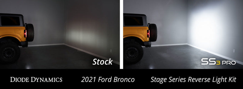 Diode Dynamics 21-22 Ford Bronco C2 Pro Stage Series Reverse Light Kit-tuningsupply.com