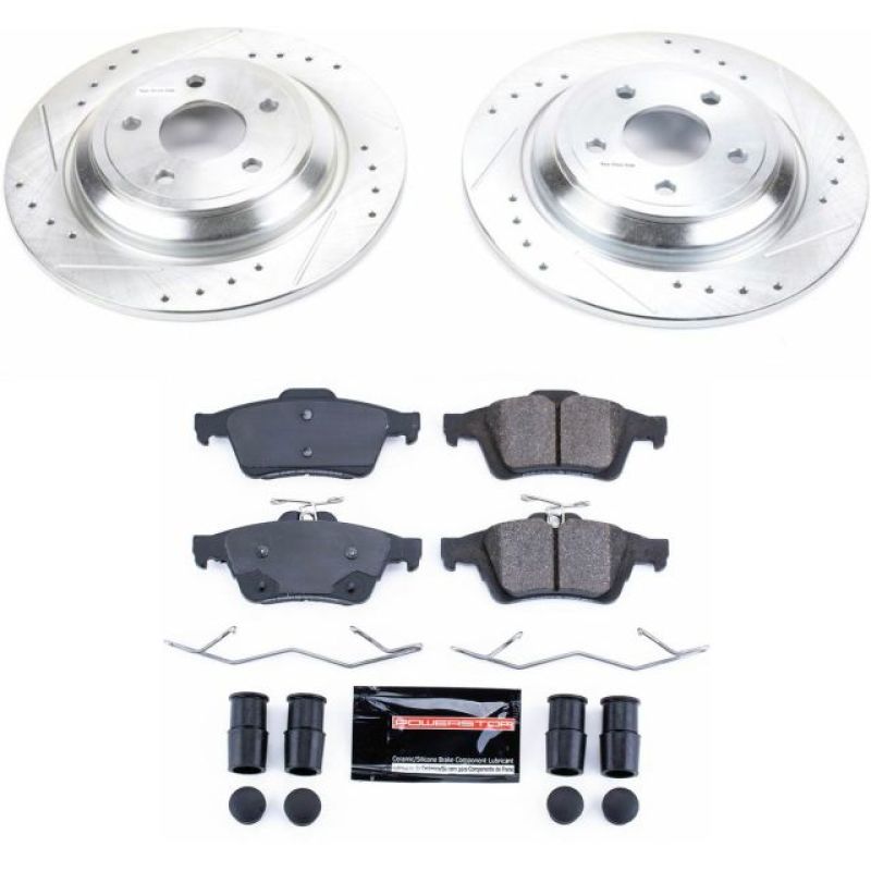 

PowerStop K7320 - PSBK7320 - Power Stop 16-18 Ford Focus Rear Z23 Evolution Sport Brake Kit - Shipped in Europe - Tuningsupply.com
