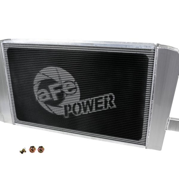 aFe BladeRunner Street Series Tube & Fin Aluminum Radiator 01-05 GM Diesel Trucks 6.6L V8-tuningsupply.com