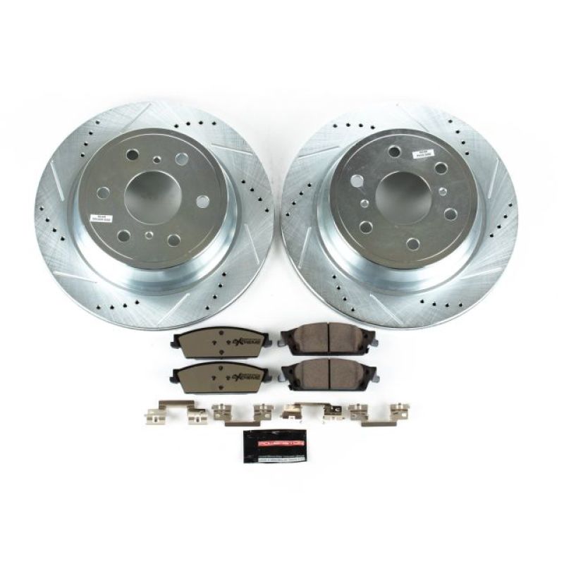 Power Stop 15-19 Cadillac Escalade Rear Z36 Truck & Tow Brake Kit-tuningsupply.com