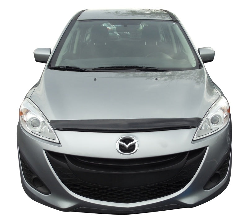 AVS 12-14 Mazda 5 Carflector Low Profile Hood Shield - Smoke-tuningsupply.com